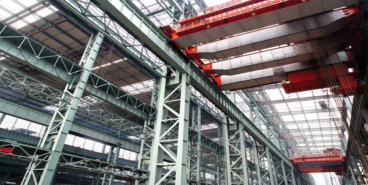 Heavy Steel Structure project for 3.8 million tons annual output of Hot-rolled Coil product line of Tiantie Metallurgy Group Co., LTD. Project